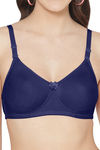 Tweens Single Layered Non Wired Full Coverage T-Shirt Bra - Navy Blue — thumbnail 5
